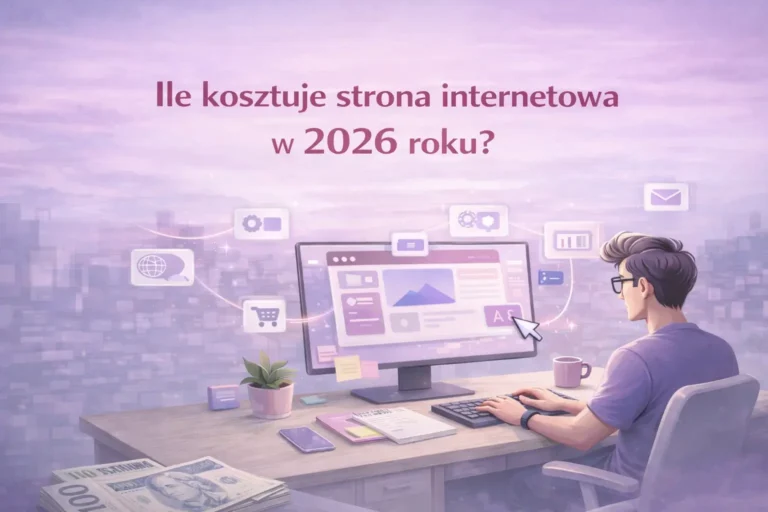 Ile kosztuje strona internetowa w 2026 roku?